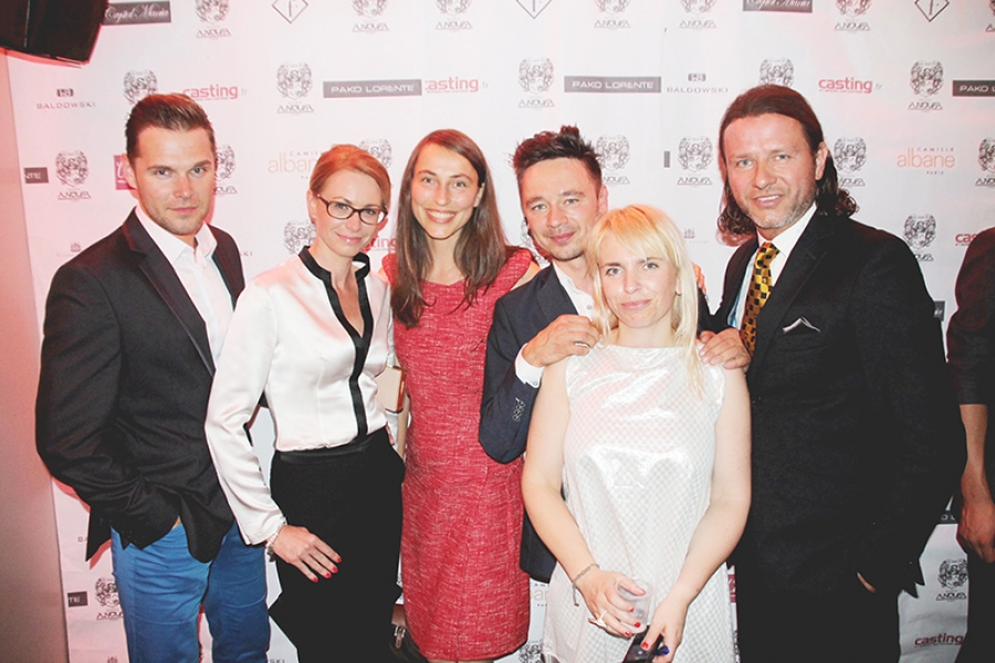 Radosław Majdan, twarz Pako Lorente na pokazie Haute Couture