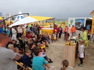 Kamila Szczawińska poprowadziła warsztaty nad morzem w Kołobrzegu!