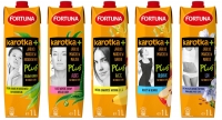 Fortuna Karotka Plus: marchewkowo-owocowe soki z funkcjonalnymi dodatkami